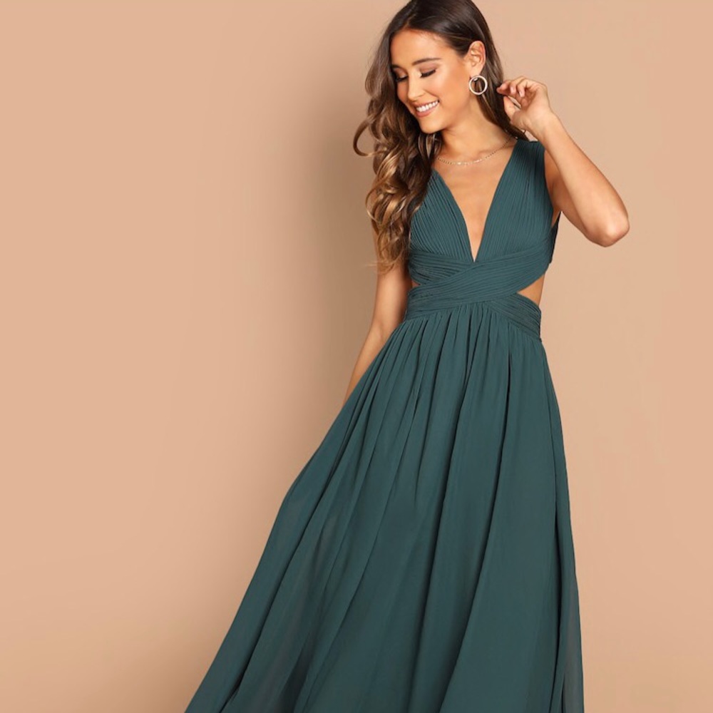 New Shein green dress